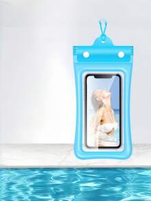 Bolsa Universal à Prova d'Água para Telefone, Capa de Telefone à Prova d'Água 3D, Bolsa de Secagem de Telefone. Ideal para Natação, Dias Chuvosos e Atividades ao Ar Livre para Evitar o Incômodo do Seu Telefone Ser Danificado pela Água. - Multicolorido - Visão 13