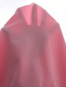 2pcs/Set Tween Girls Light Pink Ribbed Camisole+Low-Waist Casual Pants,Contrast Trim Vintage Summer Casual Outfits For Daily Wear,Outings&Photo Shoots - Pink - View 3