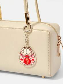 GARFIELD | SHEIN Cartoon Orange Cat Acrylic Keychain, Cute Animal Bag Hanging - 多色6 - 查看 1