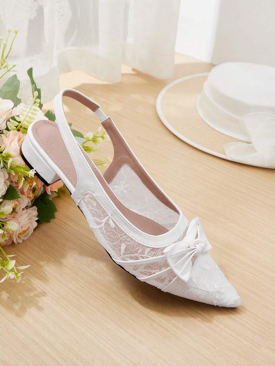CUCCOO HITCHD Daily Elegant Commuter Mesh Shoes Casual And Generous. Women's Short Heel Shoes