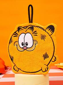 GARFIELD | Joivida 1件可愛卡通手巾，超吸水珊瑚絨懸掛式手巾，柔軟快乾廚房與浴室清潔毛巾 - 彩色 - 查看 11