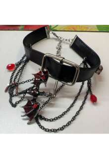 MortiRose A Set Of Fashionable And Beautiful Light Luxury Goth Punk Dinosaur Bracelets, Halloween, Halloween Accessories/Gothic/Dark/Black - Dinosaur - View 10