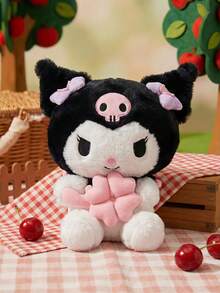HELLO KITTY AND FRIENDS | POKOJA LAND 1個可愛毛絨玩具，附粉紅色幸運四葉草，聚酯纖維填充動物迷你吉祥物，適合女孩、朋友、兒童作為生日、感恩節、復活節、派對禮物，也可作為可愛沙發床裝飾 - 彩色 - 查看 2