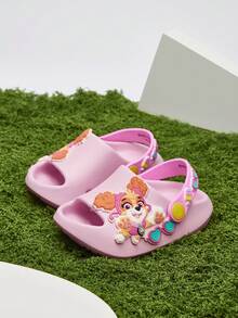 Cozy Pixies | PAW Patrol Cute Cartoon Pink Children's Foot Slippers, Suitable For Young Children And Children, Quick-Drying, Light And Durable EVA Material, Suitable For Indoo - Baby Pink - View 3