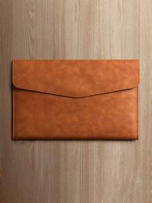 1PC Minimalist A4 Leather Document Organizer Bag, Office Storage File A4 Miscellaneous Items Business Document Bag, Portable Document Bag (Artificial Leather) - multicolor - View 19