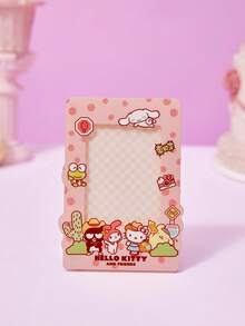 HELLO KITTY AND FRIENDS | Joivida 1pc Cartoon Pattern Acrylic Magnetic Photo Frame Display Stand, Fits Mini 3-Inch Photos, Upright Design. Available In Two Cute Border Colors: Purple And Pink. Minimalist And Creative. Great For Party, Birthday, Holiday Gifts, Or Home And Desk D Ration. Magnets Not Included - one-size - View 18