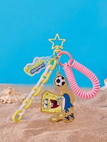 SpongeBob SquarePants | POKOJA LAND 1個系列卡通鑰匙圈，輕巧精緻，可愛吸睛。提供兩種款式（/派屈克）。可用作包包吊飾、行李吊牌或汽車鑰匙圈，適合日常通勤與旅行。也是送給朋友、閨蜜或自己在生日、情人節、聖誕節及其他節日的理想小禮物 - 彩色 - 查看 11