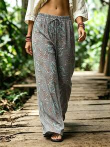 Linhara CURVE Celana Panjang Katun Country-Club Ms Big Yards Model Lurus - Grey - View 5