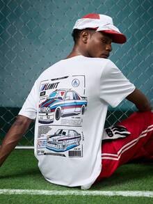 EVRINFINITE 3pcs Unisex Casual Comfy Round Neck T-Shirts Tees With Racing Element Prints - Multicolor - View 9