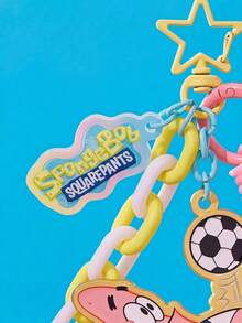 SpongeBob SquarePants | POKOJA LAND 1個系列卡通鑰匙圈，輕巧精緻，可愛吸睛。提供兩種款式（/派屈克）。可用作包包吊飾、行李吊牌或汽車鑰匙圈，適合日常通勤與旅行。也是送給朋友、閨蜜或自己在生日、情人節、聖誕節及其他節日的理想小禮物 - 彩色 - 查看 5