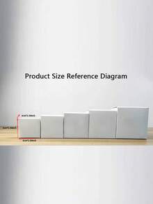 25PCS White Paper Cardboard Boxes With Lid, Multipurpose Holiday Decorative Boxes, Craft Store Item Packaging, Suitable For Crafts, Party Favors, Bridesmaids & Groomsmen, Valentine's Day Gifts, Easy Assembly - White - View 6