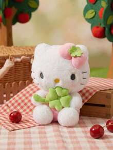 HELLO KITTY AND FRIENDS | POKOJA LAND 1個綠色幸運四葉草絨毛玩具，可愛聚酯纖維填充動物迷你吉祥物，適合女孩、朋友、小孩作為生日、感恩節、復活節、派對禮物，也是可愛的沙發床裝飾 - 彩色 - 查看 1