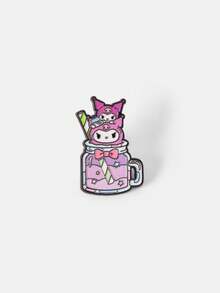 HELLO KITTY AND FRIENDS | SHEIN 3 Buah Bros Enamel Lembut Bergambar Kartun - MultiWarna - View 4