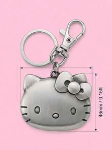 HELLO KITTY AND FRIENDS | POKOJA LAND 1個卡通造型鑰匙圈，輕巧精緻，合金材質，可愛優雅。可用作包包吊飾、行李吊牌或汽車鑰匙圈，適合日常通勤與旅行。也是送給女友、閨蜜或自己的生日、情人節、聖誕節等節日的理想小禮物 - 銀色 - 查看 3