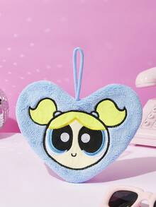 THE POWERPUFF GIRLS X Joivida 1件小女警姐妹卡通圖案毛巾，珊瑚絨吸水快乾抹布，易掛收納，馬卡龍柔和配色，可用於浴室、廚房、宿舍、公寓裝飾，週年可愛禮物 - 彩色 - 查看 5