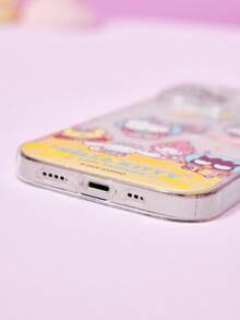 HELLO KITTY AND FRIENDS | Joivida Hello & Friends Space Clear Phone Case, Cute Cartoon Astronaut Print, Transparent Shockproof Cover, Anti-Fingerprint And Lightweight Design For Daily Protection, Compatible With 11-17 Series - Multicolor - View 5