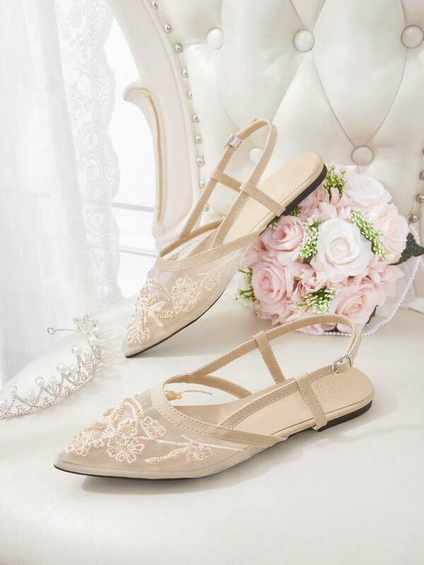 CUCCOO HITCHD Ladies, Willow Nails, Buckles, Flat Shoes.