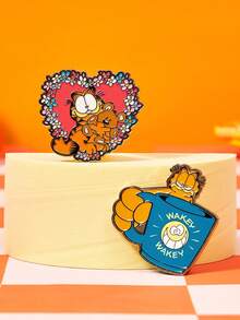 GARFIELD | POKOJA LAND 1個趣味卡通動物造型冰箱磁鐵，可愛經典角色設計，強磁吸附，可愛廚房家居裝飾，學校派對小禮物，DIY手工藝材料，給粉絲的趣味小禮物 - 均碼 - 查看 2