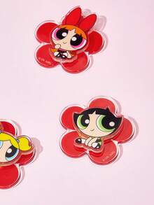 THE POWERPUFF GIRLS X POKOJA LAND 1/3 قطع مغناطيس ثلاجة بشكل حيوان كرتوني مضحك، تصميم شخصية لطيف وكلاسيكي، تثبيت مغناطيسي قوي، ديكور مطبخ منزلي جميل، هدية حفلة مدرسية، لوازم حرف DIY، هدية صغيرة ممتعة للمعجبين - مقاس واحد - مشاهدة 12