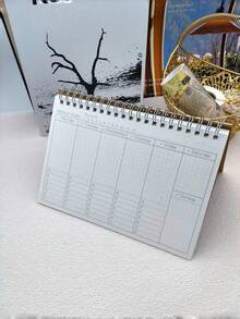 Kraft Paper Coil Plan Book – A5 Daily Weekly Planner Organizer, Office Stationery Journal For Time Management, Task Notebook For Work - A5 blank - View 8