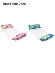 Adult Hammock‑Style Pool Float, 4‑In‑1 Multifunctional Inflatable PVC Water Hammock Leisure Float For Swimming Pools - Multicolor - View 10