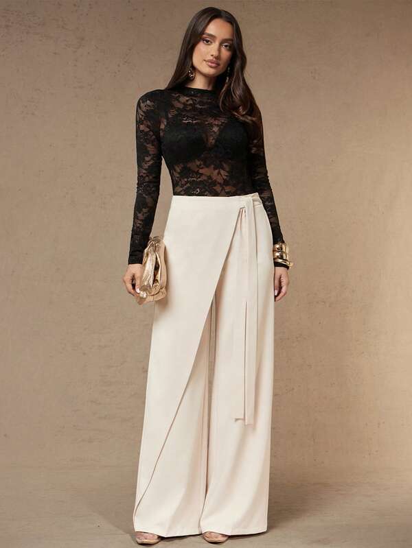 Silquee Pantalon de costume décontracté de couleur unie pour femme, pour un port quotidien