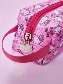 HELLO KITTY AND FRIENDS | Joivida Collaboration 1入 時尚便攜迷你化妝包，可愛卡通印花，輕量化妝品收納盒，適合女性與女孩，亦可作為筆袋收納筆，適合日常使用、旅行、居家、開學，多功能旅行必備女士配件 - 彩色 - 查看 9