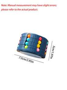 1pc 3D Rotating Stereo Maze Ball Cube, A Portable Educational Tabletop Game Suitable For Spatial Logic Training Enthusiasts, Educational Toy - Multicolor - View 3