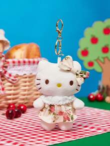 HELLO KITTY AND FRIENDS | POKOJA LAND 1件穿花裙的絨毛玩具，可愛聚酯纖維填充動物，迷你吉祥物，適合女孩、朋友、小孩，生日、感恩節、復活節、派對禮物，也是沙發、床上的可愛裝飾 - 彩色 - 查看 8