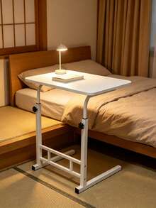 1組 50*30cm 簡約可調高移動式邊桌，臥室客廳室內外通用便攜折疊桌，電腦筆電支架，居家辦公家具，小空間多功能托盤桌 - 彩色 - 查看 6