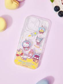 HELLO KITTY AND FRIENDS | Joivida Hello & Friends Space Clear Phone Case, Cute Cartoon Astronaut Print, Transparent Shockproof Cover, Anti-Fingerprint And Lightweight Design For Daily Protection, Compatible With 11-17 Series - Multicolor - View 7