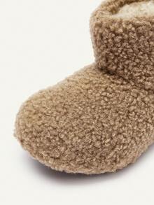 Cozy Pixies Autumn And Winter Fashion Versatile Children's Fun Cute Thickened Warm Retro Brown Comfortable Versatile Pastoral Fluffy Girl Baby Boots - Brown - View 7