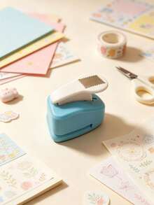 Square Punch Tool, Craft Lever-Operated Paper Punch Tool, Portable Manual Square Stamping Craft Punch Tool, Suitable For Crafting Cards, DIY Projects, Gifts, Stationery, Greeting Cards, And Other Artistic And Creative Endeavors. - A - View 2