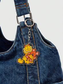 GARFIELD | SHEIN Cartoon Orange Cat Acrylic Keychain, Cute Animal Bag Hanging - 多色10 - 查看 1