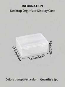 Rectangular Clear Plastic Storage Box With Flip Lid, Multipurpose Organizer For Fishing Tackle Jewelry Electronic Components Hardware Toys Home Organization - Multicolor - View 16