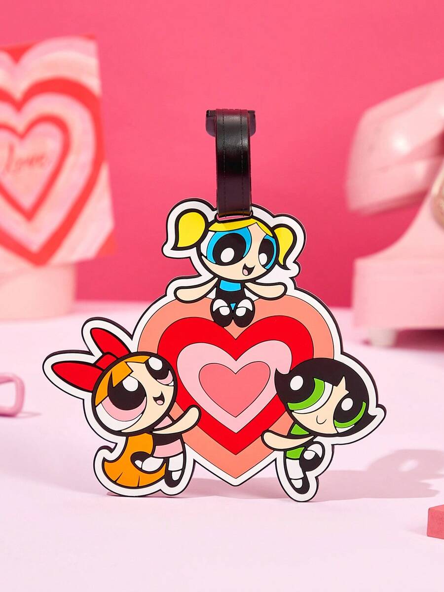 THE POWERPUFF GIRLS X POKOJA LAND 1個趣味卡通行李吊牌 - 彩色 - 查看 1
