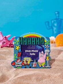 SpongeBob SquarePants | Joivida 1個聯名可愛卡通角色與字母磁性冰箱貼，單包冰箱磁鐵，適合居家廚房、學校置物櫃、辦公室白板，也是獨特的週年或生日個性化禮物 - 1PC - 查看 1