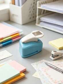 Square Punch Tool, Craft Lever-Operated Paper Punch Tool, Portable Manual Square Stamping Craft Punch Tool, Suitable For Crafting Cards, DIY Projects, Gifts, Stationery, Greeting Cards, And Other Artistic And Creative Endeavors. - A - View 5