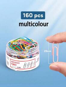 Paper Clips, Loose Bookmarks, Plastic Packaging, Colored Paper Clips, Adhesive Packaging, Return Needles, Office Supplies - Multicolor - View 18