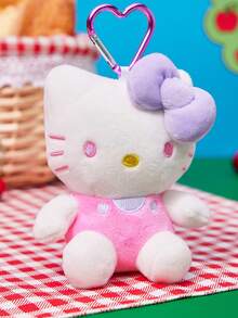 HELLO KITTY AND FRIENDS | POKOJA LAND 1pc 4 Inch Pink Key Chain, Sitting Position Plush Pendant, Cute Cartoon Character Key Accessory, Interesting Bag Pendant & Car Interior D Ration, Daily Matching Ornament, Perfect Holiday Birthday Gift - Multicolor - View 5