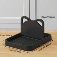 Kitchen Multi-Functional Stand-Up Pot Rack With Countertop, Pot Cover That Can Be Folded And Wall-Mounted, Soup Spoon Storage Rack, Shelf - Multicolor - View 3