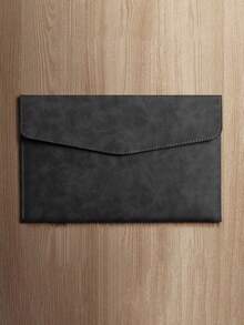 1PC Minimalist A4 Leather Document Organizer Bag, Office Storage File A4 Miscellaneous Items Business Document Bag, Portable Document Bag (Artificial Leather) - multicolor - View 15