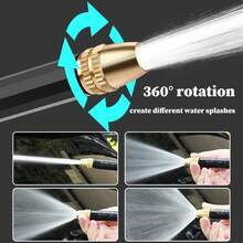 Heavy Duty Pressure Washer Hose - Long Reach High Pressure Cleaning Wand, Suitable For RVs, Trucks, …Boats And Home Cleaning | Black Spray Gun Hose, Suitable For Outdoor Maintenance And Watering - High pressure water gun - View 5