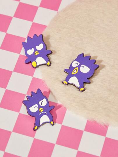 HELLO KITTY AND FRIENDS | SHEIN 3PC Cartoon Soft Enamel Brooch
