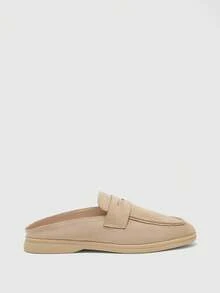CUCCOO BIZCHIC Fashion Versatile Dating Workplace Elegant Casual Simple Comfortable Back Empty Portable Women's Flat Shoes Fall Shoes - It's apricot. - View 7