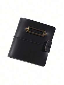 Zazumi European Retro Leather Mini Photo Album, Couple Commemorative Book Collection, 1-Grid 3-Inch Travel Card Book, Compact And Exquisite Leather Surface, Palm Size, Convenient To Carry Around, Card Slot Size Suitable, Easy To Extract, Using A Binder Design, Adjustable Inner Pages At Any Time, Three-Layer Thickening, PP Material High-Definition Transparent, Not Easy To Break, Can DIY Text Bar Insertion, Exquisite Essential, Travel Essential. - multicolor - View 13