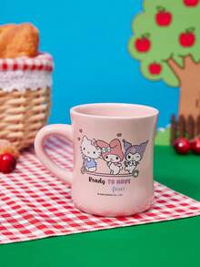 HELLO KITTY AND FRIENDS | Joivida 咖啡馬克杯 –「咖啡永遠是個好主意」16盎司白色陶瓷杯，適用於居家、辦公室或露營早晨，適合茶飲與熱可可愛好者的趣味禮物，易於清潔 - B.粉色 - 查看 3