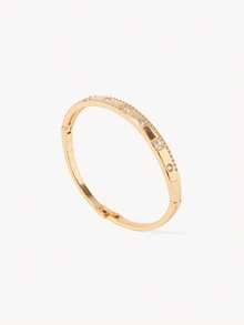Opalesca Fashion Design Bracelet - Yellow Gold - View 6