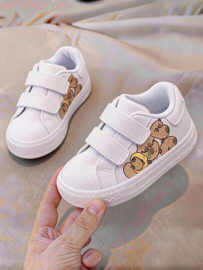 tenis lona niño niña unisex casual urbano moda zapatillas confort ligeros y flexibles para caminar 12mx-24mx primeros pasos a 10 años escolar con diseño básico choclo