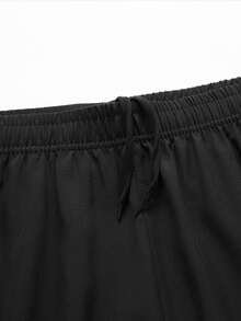 Manfinity Homme Conjunto de 3 piezas de pantalones cortos minimalistas con cordón y bolsillos para hombre, verano - Multicolor - Ver 4